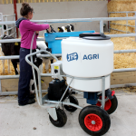 Milk Kart (170L) With Mixer & Pump filling compartment feeder