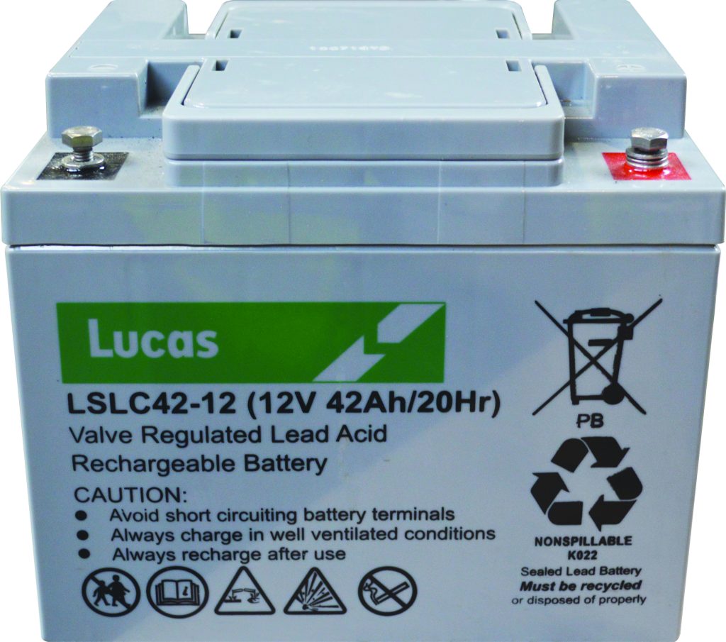 12V 42AH Lucas Battery AGM Type