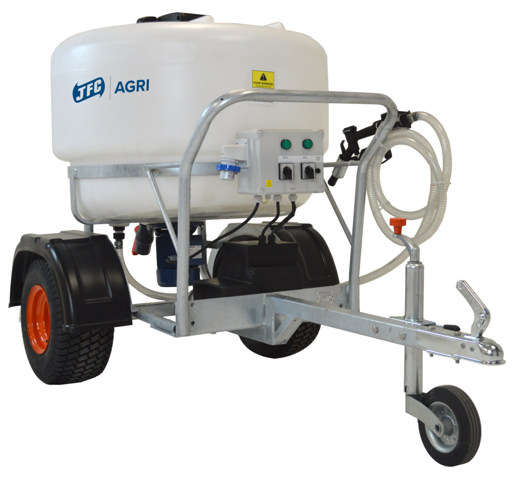 ATV Milk Kart (340L) With Mixer & Pump front view