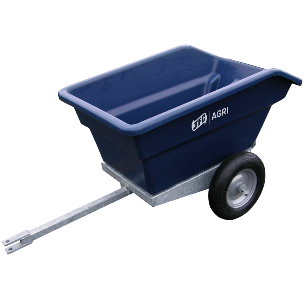 250 Litre ATV Tipping Trailer (Blue)