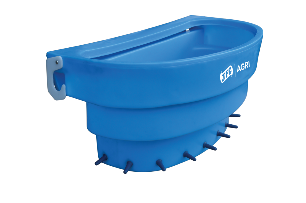 10 Teat Reservoir Calf Feeder - Lamb Teats side view