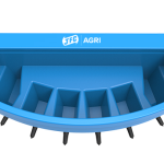 6 Teat Compartment Feeder - EazyFlow Teats top view