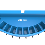 10 Teat Compartment Feeder - EazyFlow Teats top view