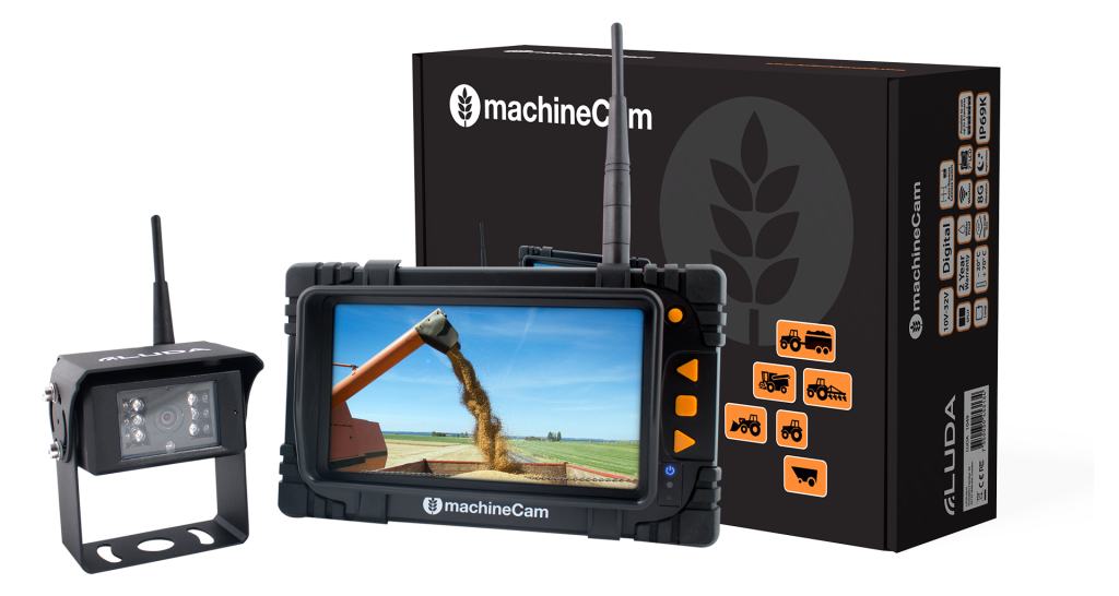 MachineCam HD packaging, camera & screen