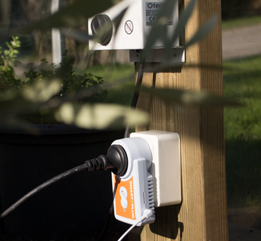 Smart Plug installed outside
