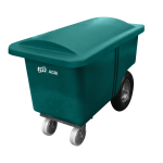 Green trolley with lid